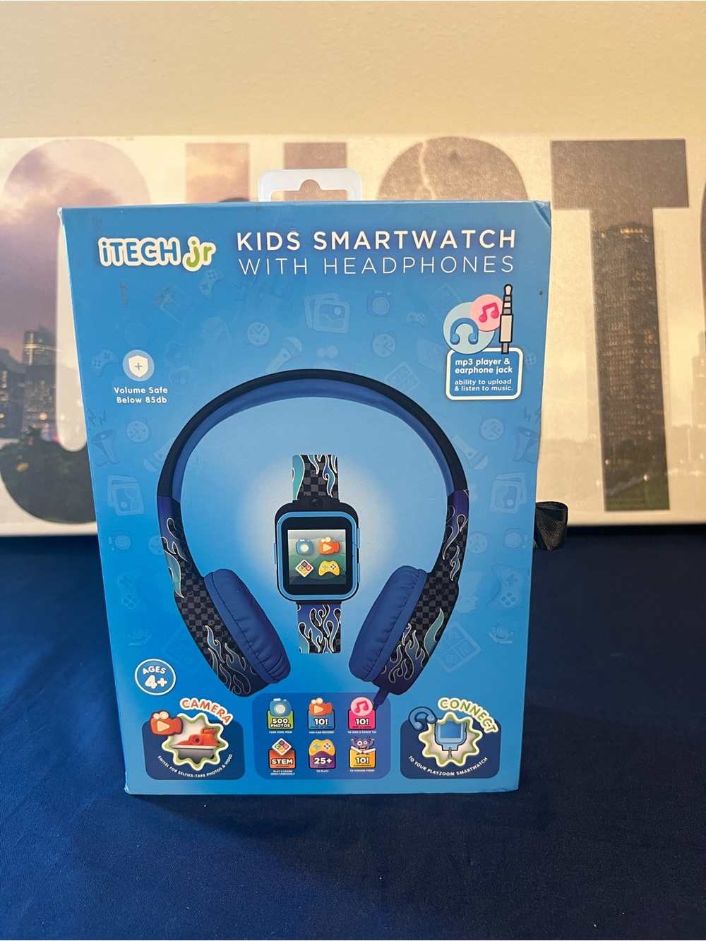 Kids Smartwatch with Headphones - Blue